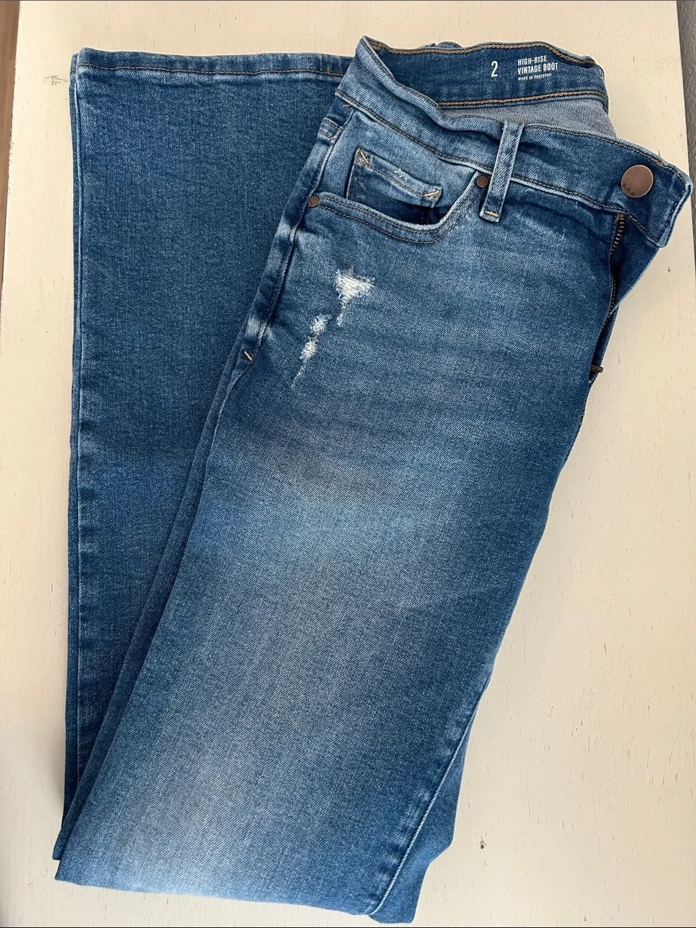 a.n.a Women’s Boot Cut Jeans in Medium Blue Wash